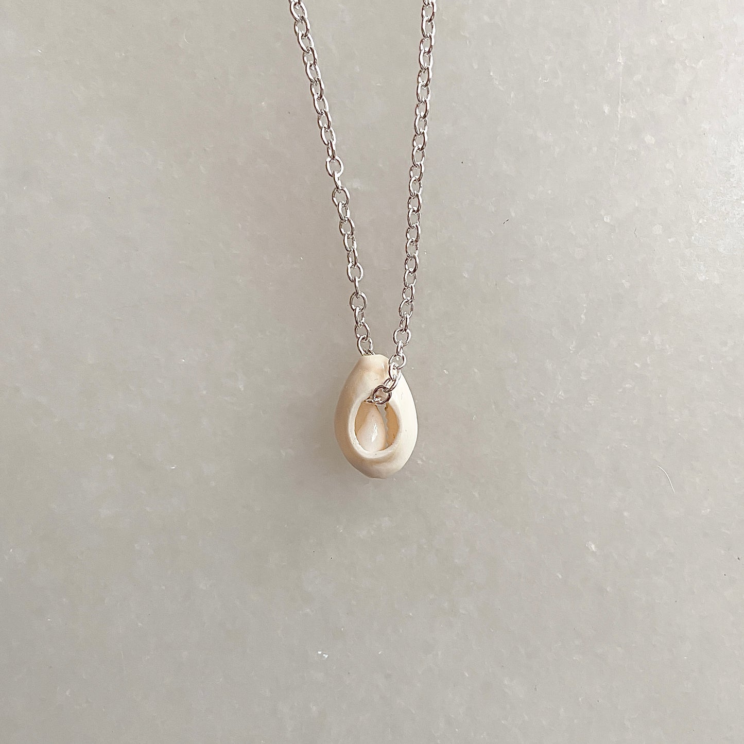 kildare island "boneyard" beach cowrie necklace