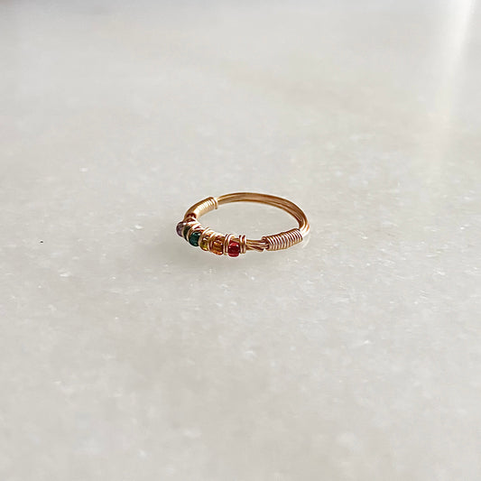 infinity stone gauntlet ring