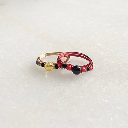 deadpool & wolverine rings