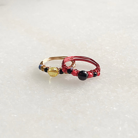 deadpool & wolverine rings