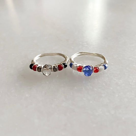 captain america & the winter soldier rings