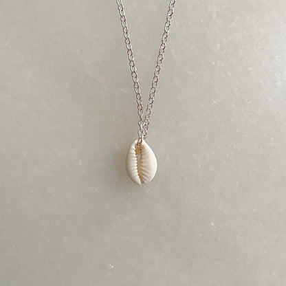 kildare island "boneyard" beach cowrie necklace