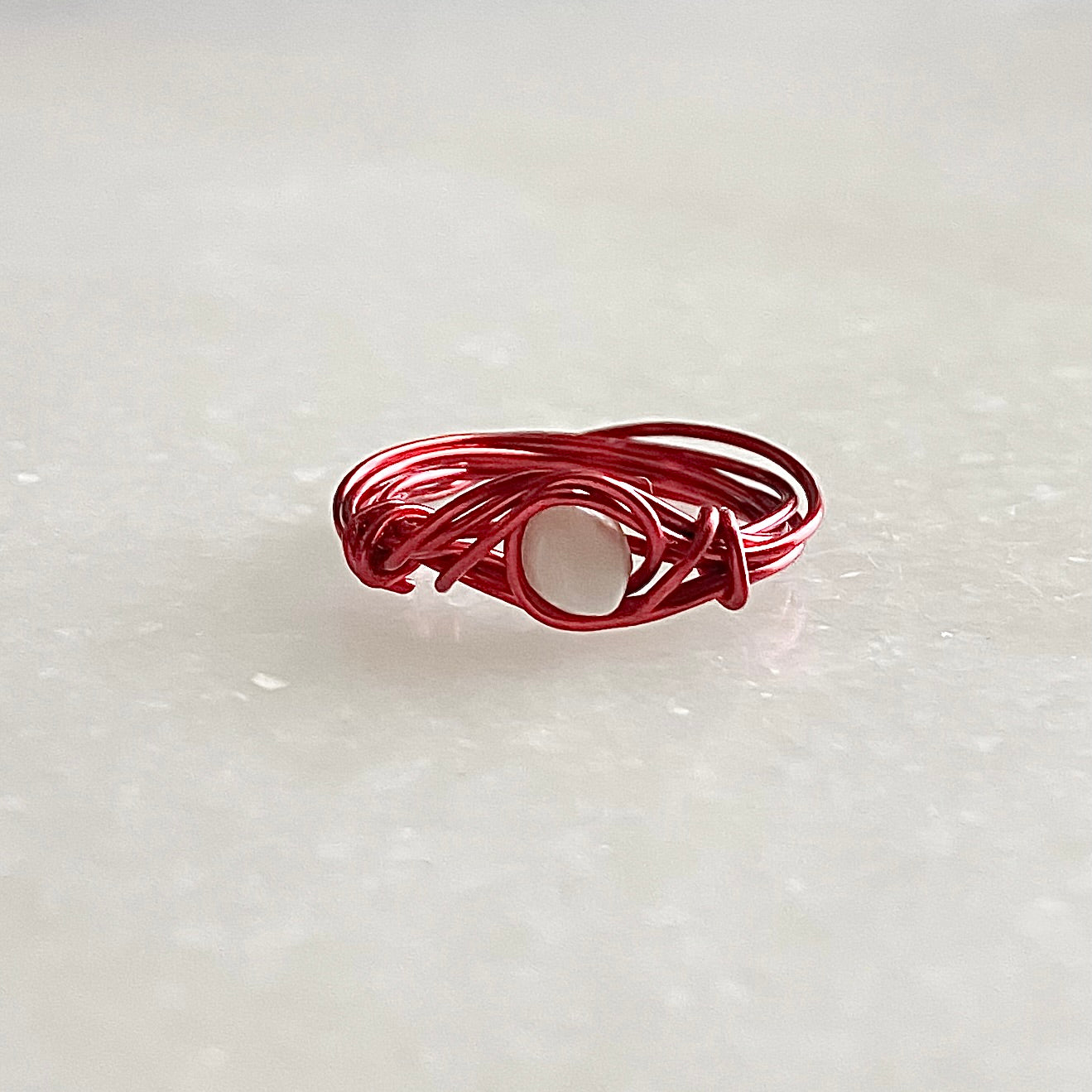 half & half captain america rings