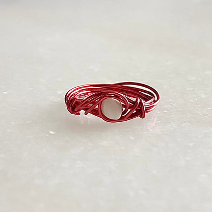 half & half captain america rings