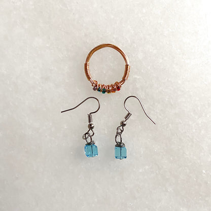 tesseract earrings