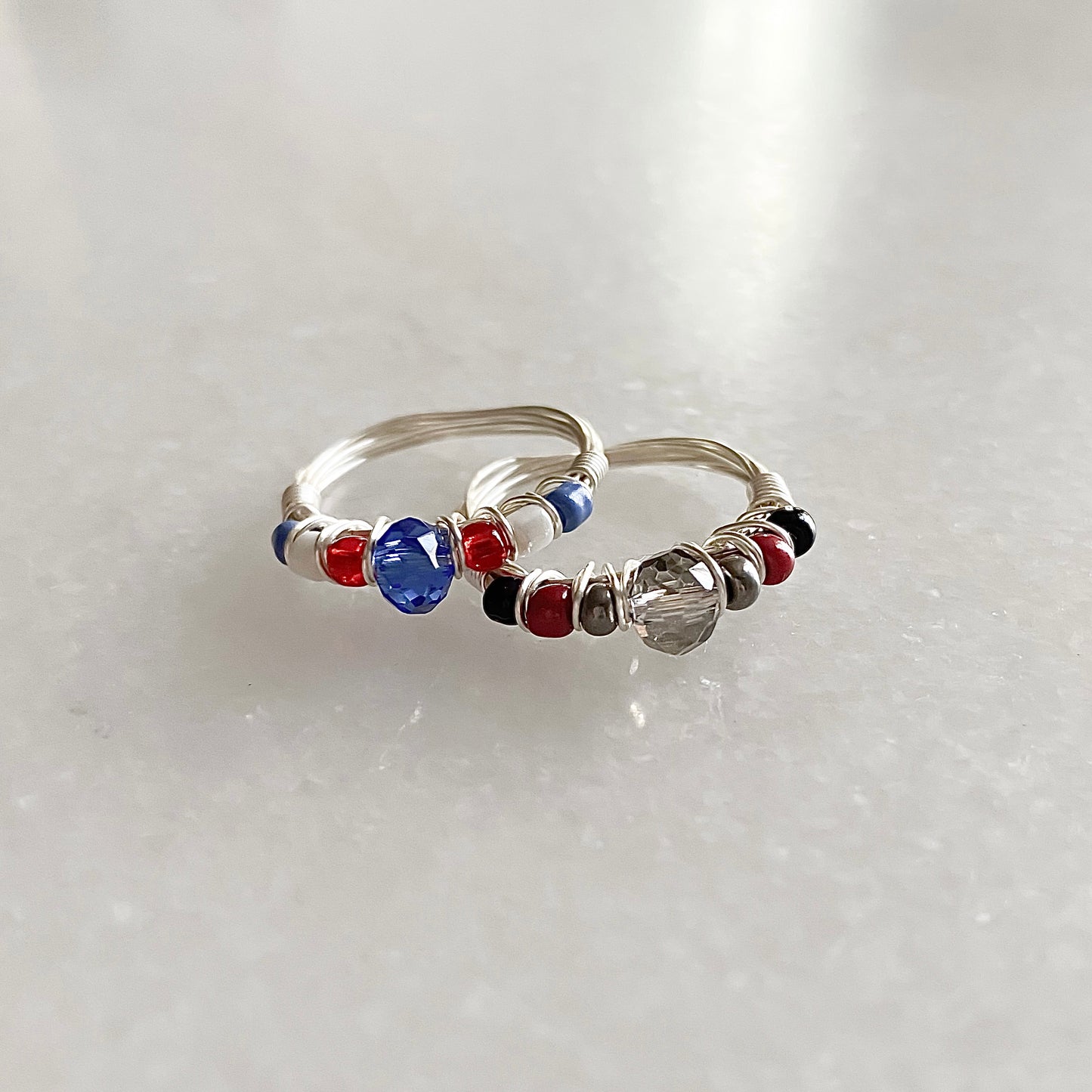 captain america & the winter soldier rings