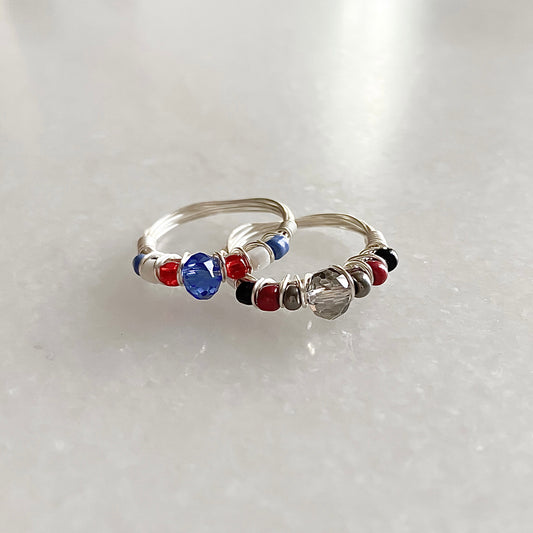 captain america & the winter soldier rings