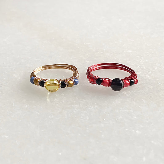deadpool & wolverine rings