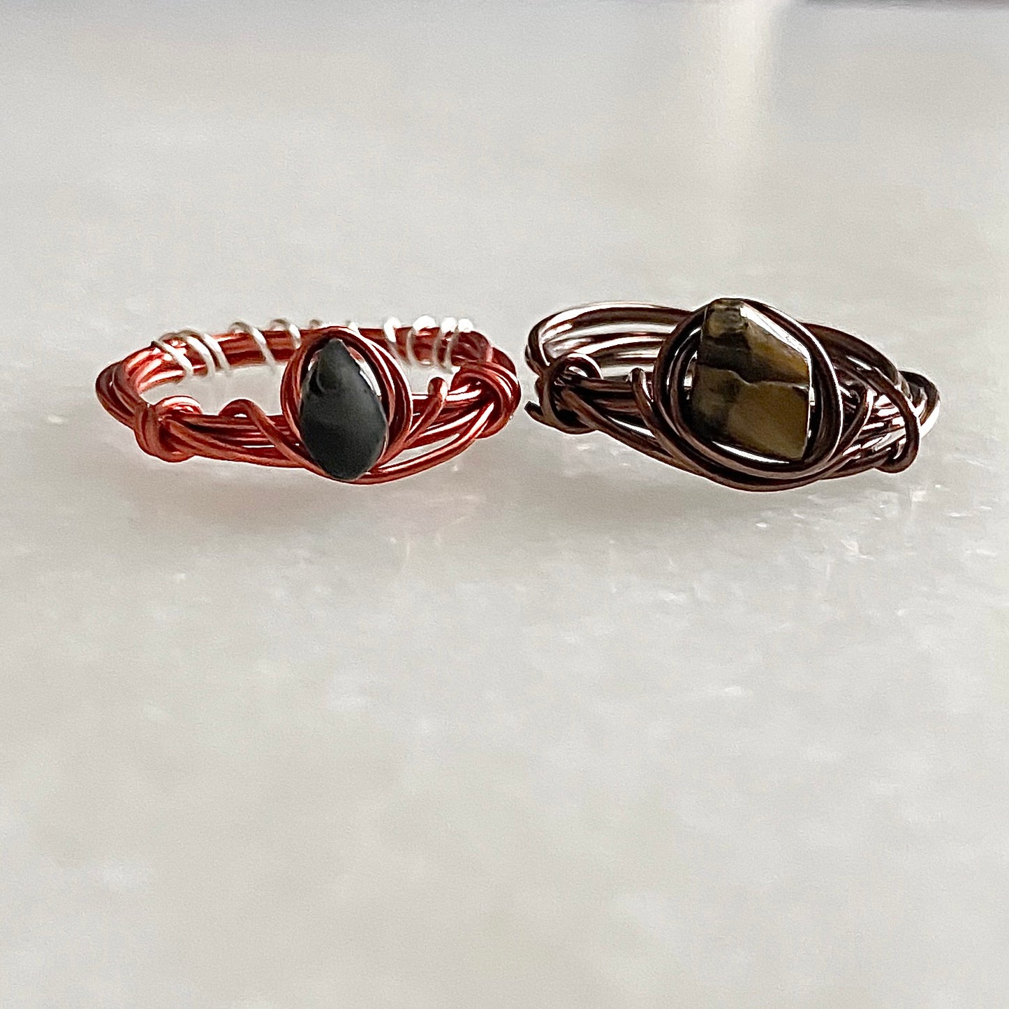 rocket & groot rings