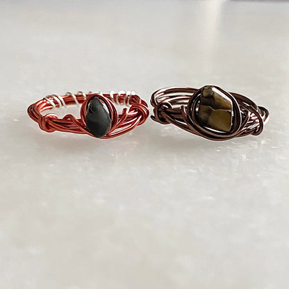 rocket & groot rings