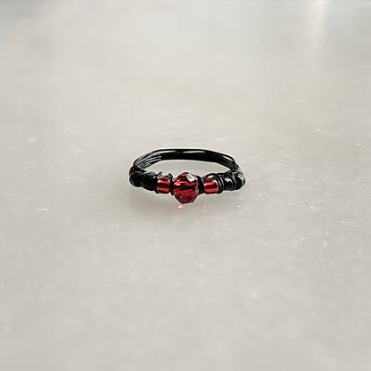 black widow & the winter soldier rings