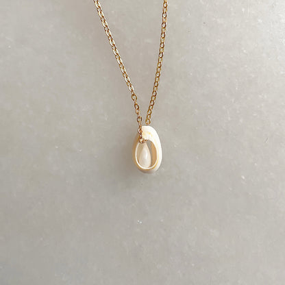 kildare island "boneyard" beach cowrie necklace